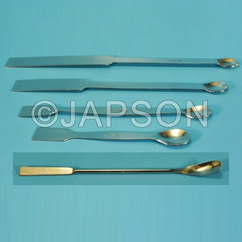 Spatula, Superior, Laboratory, One Side Flat, One Side Spoon Spatula, Superior, Laboratory, One Side Flat, One Side Spoon